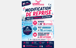 Nouvelle modification de reprise